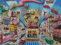 Flintstones 3-D 1993 Limited Edition Print by Charles Fazzino - 1 Flintstones 3-D 1993 Limited Edition Print by Charles Fazzino - 1