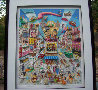 Flintstones 3-D 1993 Tapestry by Charles Fazzino - 2
