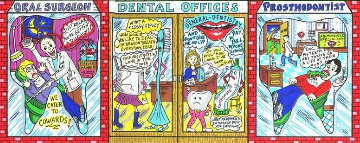 Never Long in the Tooth 3-D 2002 Limited Edition Print - Charles Fazzino Never Long in the Tooth 3-D 2002 Limited Edition Print - Charles Fazzino
