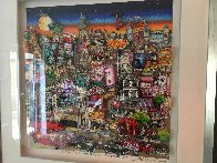 Getting Cheekie on the Queue in London's West End 2014 3-D Limited Edition Print by Charles Fazzino - 4 Getting Cheekie on the Queue in London's West End 2014 3-D Limited Edition Print by Charles Fazzino - 4