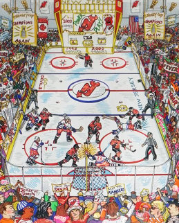 Oh Those Devilish Devils 3-D 2003 New Jersey Limited Edition Print - Charles Fazzino Oh Those Devilish Devils 3-D 2003 New Jersey Limited Edition Print - Charles Fazzino