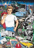 Forever James Dean 3-D Limited Edition Print by Charles Fazzino - 0 Forever James Dean 3-D Limited Edition Print by Charles Fazzino - 0