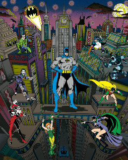 Batman, the Dark Knight AP 3-D 2009 Limited Edition Print - Charles Fazzino Batman, the Dark Knight AP 3-D 2009 Limited Edition Print - Charles Fazzino