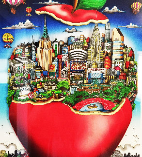 Bumper to Bumper in the Big Apple 3-D 2016 Embellished Limited Edition Print - Charles Fazzino Bumper to Bumper in the Big Apple 3-D 2016 Embellished Limited Edition Print - Charles Fazzino