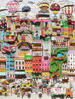 New York, New York, It's a Wonderful Town 3-D 1995 Limited Edition Print - Charles Fazzino New York, New York, It's a Wonderful Town 3-D 1995 Limited Edition Print - Charles Fazzino