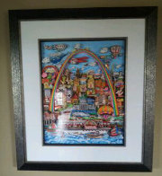 Meet Me in St. Louis 3-D original 1996 31x24 Original Painting by Charles Fazzino - 1 Meet Me in St. Louis 3-D original 1996 31x24 Original Painting by Charles Fazzino - 1
