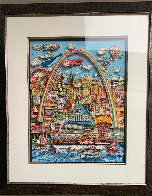 Meet Me in St. Louis 3-D original 1996 31x24 Original Painting by Charles Fazzino - 2 Meet Me in St. Louis 3-D original 1996 31x24 Original Painting by Charles Fazzino - 2
