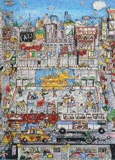 Rockefeller Center 3-D 1991 - New York Limited Edition Print - Charles Fazzino