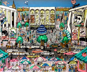 Brunch At The Met, New York 3-D 1992 Limited Edition Print - Charles Fazzino Brunch At The Met, New York 3-D 1992 Limited Edition Print - Charles Fazzino