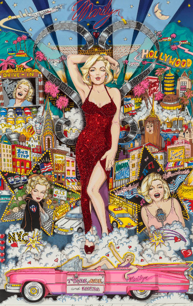 Forever Marilyn 3-D 1998 Limited Edition Print by Charles Fazzino