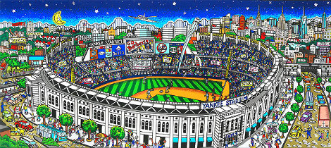 Yankee Stadium 3-D  - New York - NYC Limited Edition Print - Charles Fazzino