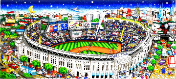 Pinstripe Pride 2014 3-D New York Limited Edition Print - Charles Fazzino Pinstripe Pride 2014 3-D New York Limited Edition Print - Charles Fazzino
