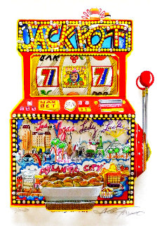 Slots of Fun 3-D Limited Edition Print - Charles Fazzino Slots of Fun 3-D Limited Edition Print - Charles Fazzino