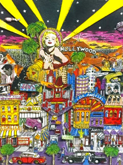 Hollywood 3-D Limited Edition Print - Charles Fazzino