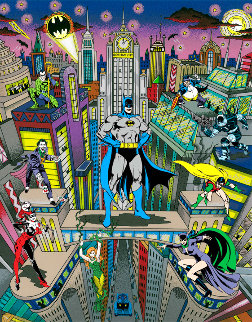 Batman the Dark Knight 3-D 2009 Limited Edition Print - Charles Fazzino Batman the Dark Knight 3-D 2009 Limited Edition Print - Charles Fazzino