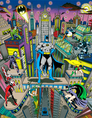 Batman the Dark Knight 3-D 2009 Limited Edition Print - Charles Fazzino