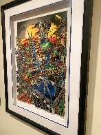 Batman Rules the Night, and Superman Saves the Day, Set of 2 Prints 2016 3-D w Crystals Limited Edition Print by Charles Fazzino - 8