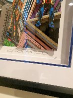 Batman Rules the Night, and Superman Saves the Day, Set of 2 Prints 2016 3-D w Crystals Limited Edition Print by Charles Fazzino - 7 Batman Rules the Night, and Superman Saves the Day, Set of 2 Prints 2016 3-D w Crystals Limited Edition Print by Charles Fazzino - 7