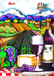 A View of the Vineyard 3-D 2011 Limited Edition Print - Charles Fazzino A View of the Vineyard 3-D 2011 Limited Edition Print - Charles Fazzino