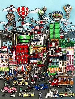 Memories of Manhattan 2001 3-D Limited Edition Print - Charles Fazzino Memories of Manhattan 2001 3-D Limited Edition Print - Charles Fazzino