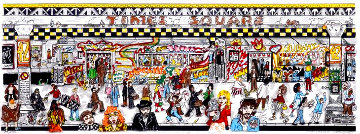 Only in the Subway 3-D Huge Limited Edition Print - Charles Fazzino