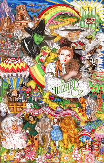  Wizard of Oz 3-D 1988 - Ruby Slippers Limited Edition Print - Charles Fazzino