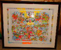 Mickey's World Tour DX 3-D 1996 Animators Signatures Limited Edition Print by Charles Fazzino - 1