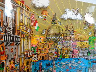 Angels Over Venice 3-D Limited Edition Print by Charles Fazzino - 2 Angels Over Venice 3-D Limited Edition Print by Charles Fazzino - 2