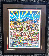 I Love L.A. 3-D 1990 Embellished - Unique Embellishments Limited Edition Print by Charles Fazzino - 1 I Love L.A. 3-D 1990 Embellished - Unique Embellishments Limited Edition Print by Charles Fazzino - 1