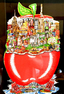 Apple is Manhattan 2005 NYC Limited Edition Print - Charles Fazzino Apple is Manhattan 2005 NYC Limited Edition Print - Charles Fazzino