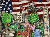 A Day in Washington D.C. 25x19 PAINTING Original Painting by Charles Fazzino - 6