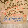 A Celebration of Love Unique TP 3-D 2001 - Signed Twice Works on Paper (not prints) by Charles Fazzino - 4 A Celebration of Love Unique TP 3-D 2001 - Signed Twice Works on Paper (not prints) by Charles Fazzino - 4