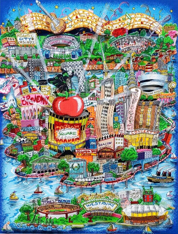 There's Music in NY, NJ, and LI Too 2006 - NYC, NEW YORK Limited Edition Print - Charles Fazzino