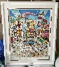 Broadway Toons 3-D 1995 - Huge - HS by Animators - New York - NYC Limited Edition Print by Charles Fazzino - 1