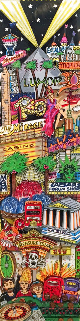 Looting Las Vegas DX 1999 3-D —Nevada Limited Edition Print by Charles Fazzino