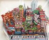 Chow Down in Chinatown 3-D 2001 - New York - NYC - Signed Twice Limited Edition Print by Charles Fazzino - 2 Chow Down in Chinatown 3-D 2001 - New York - NYC - Signed Twice Limited Edition Print by Charles Fazzino - 2