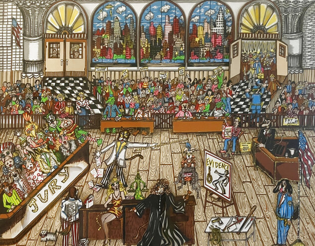 Totally New York 3-D Serigraph 10x8 by Charles Fazzino - For Sale