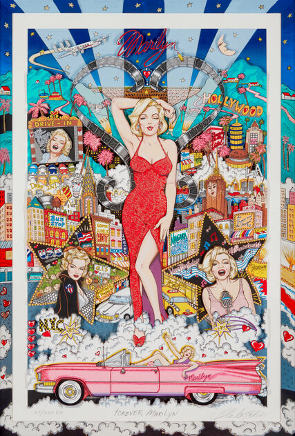 Forever Marilyn 3-D PE 1998 - Signed Twice by Charles Fazzino