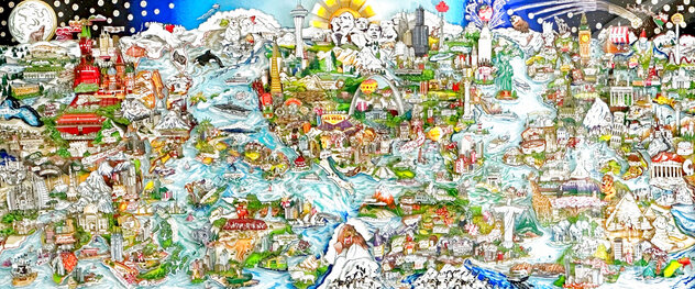 Spectacular Skylines of Our World 3-D 2019 Limited Edition