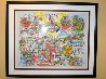 Mickey's World Tour 3-D Mickey  Mouse 1996 Limited Edition Print by Charles Fazzino - 1