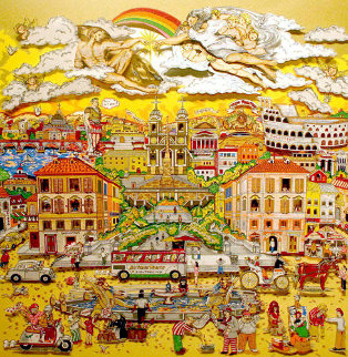 Amore Di Roma 1987 3-D Limited Edition Print - Charles Fazzino Amore Di Roma 1987 3-D Limited Edition Print - Charles Fazzino