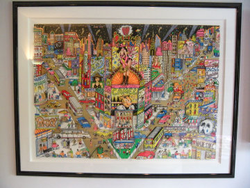 Great White Way Broadway 3-D 1991 Limited Edition Print - Charles Fazzino Great White Way Broadway 3-D 1991 Limited Edition Print - Charles Fazzino