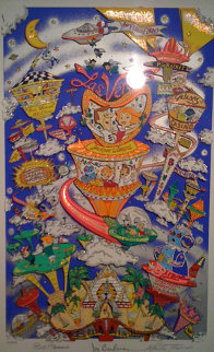 Las Venus 3-D 1996 -Las Vegas Limited Edition Print - Charles Fazzino Las Venus 3-D 1996 -Las Vegas Limited Edition Print - Charles Fazzino