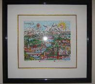 My Heart Belongs to Switzerland 3-D 2004 Limited Edition Print by Charles Fazzino - 1 My Heart Belongs to Switzerland 3-D 2004 Limited Edition Print by Charles Fazzino - 1