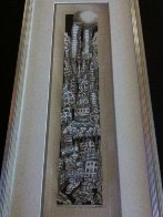 Moonlight Over Manhattan 3-D 1997 Embellished Limited Edition Print by Charles Fazzino - 1 Moonlight Over Manhattan 3-D 1997 Embellished Limited Edition Print by Charles Fazzino - 1