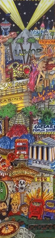 Looting Las Vegas 3-D Limited Edition Print - Charles Fazzino