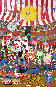 Circus Days 1982 36x24 Original Painting by Charles Fazzino - 0