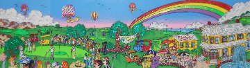 A Hole in One Behind Bush 13 3-D Limited Edition Print - Charles Fazzino A Hole in One Behind Bush 13 3-D Limited Edition Print - Charles Fazzino