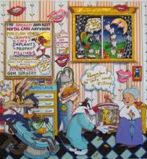 Daffy Dentistry 3-D Suite of 2 Limited Edition Print - Charles Fazzino Daffy Dentistry 3-D Suite of 2 Limited Edition Print - Charles Fazzino