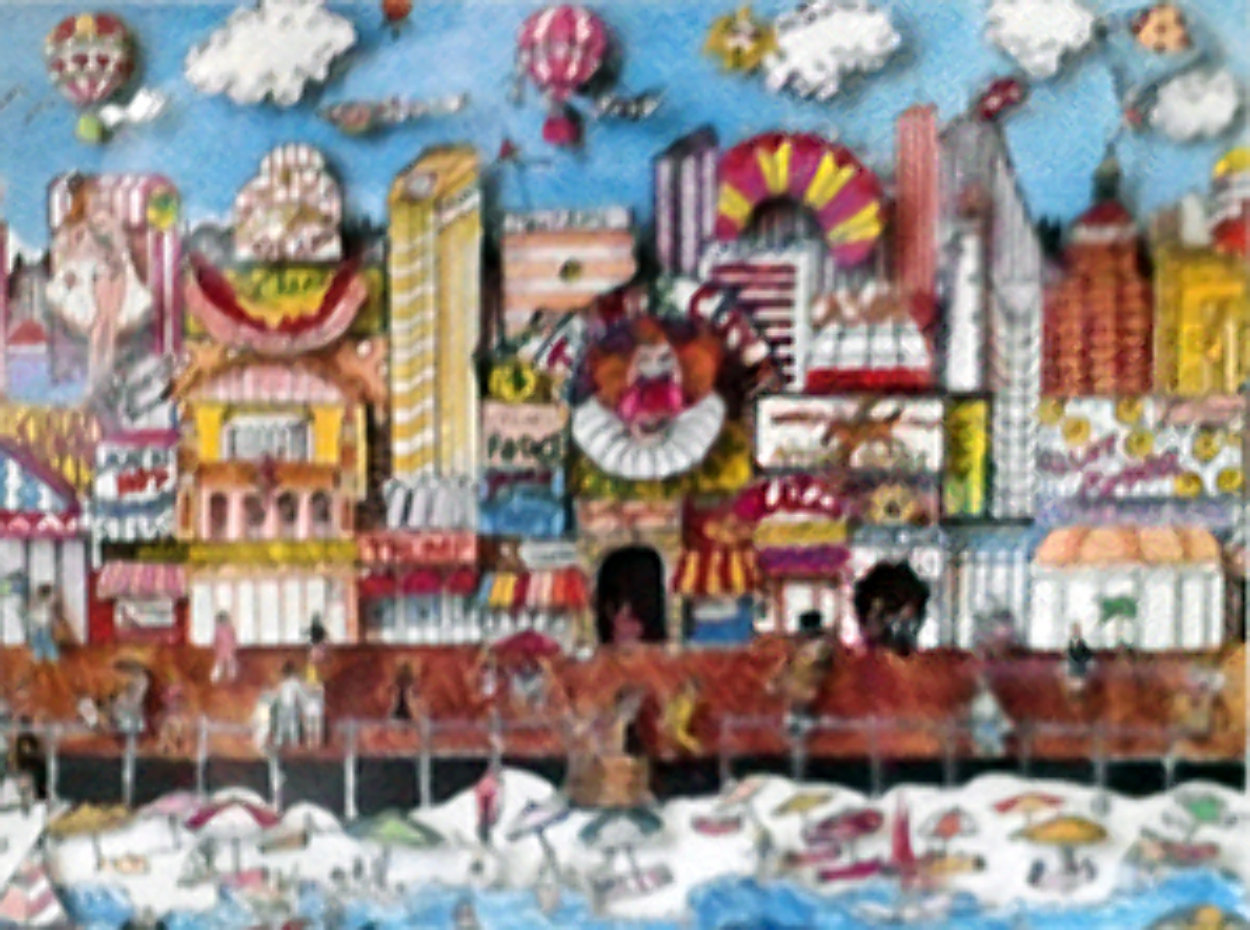 Atlantic City, New Jersey 3-D AP Limited Edition Print by Charles Fazzino Atlantic City, New Jersey 3-D AP Limited Edition Print by Charles Fazzino
